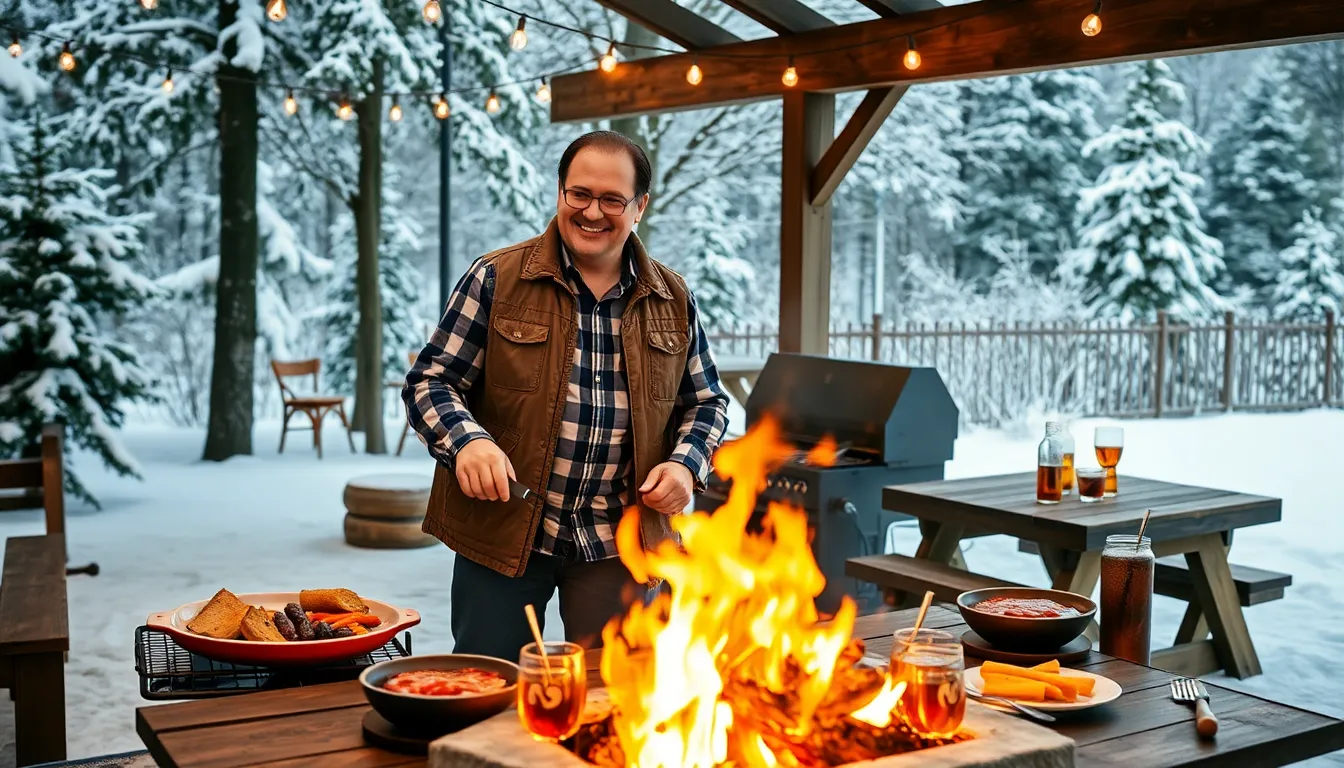 15 Cozy Winter Backyard BBQ Outfit Ideas That Keep You Warm While Grilling 4 15 Cozy Winter Backyard BBQ Outfit Ideas That Keep You Warm While Grilling 3
