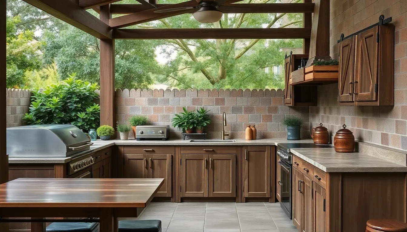 15 Stunning Rustic Outdoor BBQ Area Ideas That'll Transform Your Backyard 4 15 Stunning Rustic Outdoor BBQ Area Ideas That'll Transform Your Backyard 3