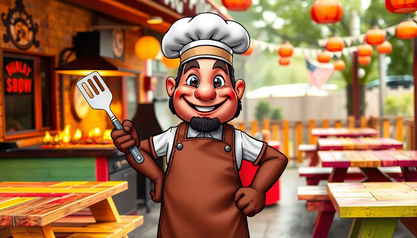 50+ Creative BBQ Logo Design Ideas That'll Make Your Brand Sizzle 4 50+ Creative BBQ Logo Design Ideas That'll Make Your Brand Sizzle 3