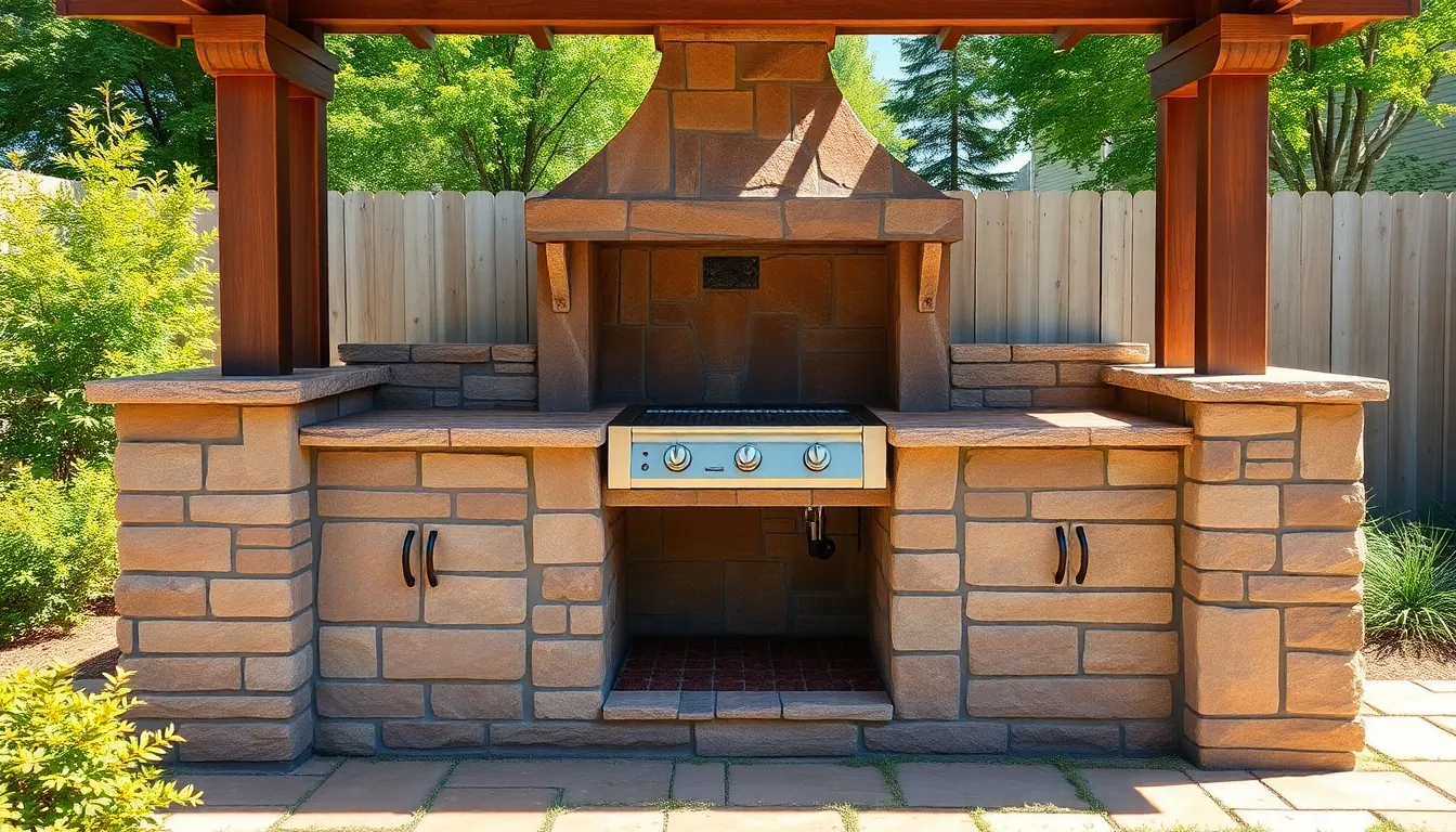 25 Creative Outdoor BBQ Stand Ideas That Transform Your Backyard Into a Grill Paradise 4 25 Creative Outdoor BBQ Stand Ideas That Transform Your Backyard Into a Grill Paradise 3