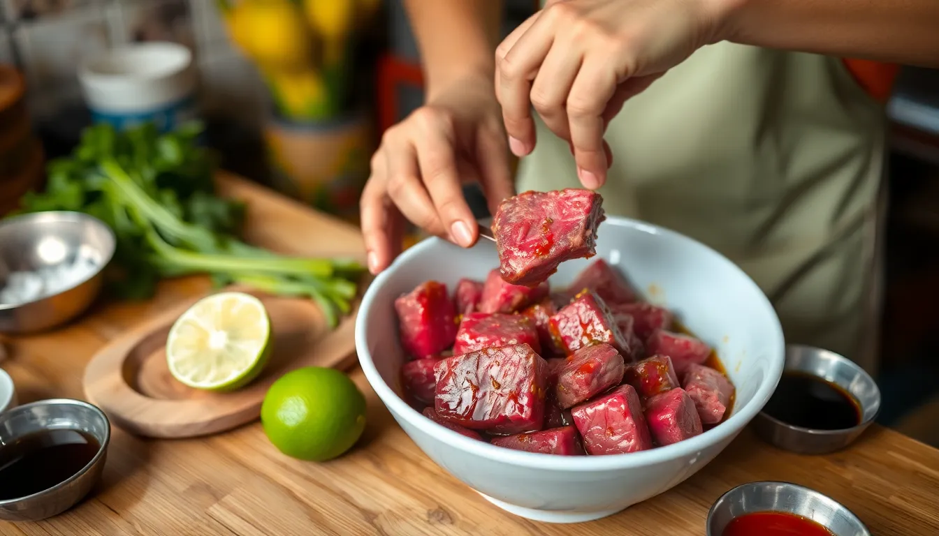 Authentic Beef Lok Lak Recipe: Easy Cambodian Stir-Fry in 30 Minutes 4 Authentic Beef Lok Lak Recipe: Easy Cambodian Stir-Fry in 30 Minutes 3