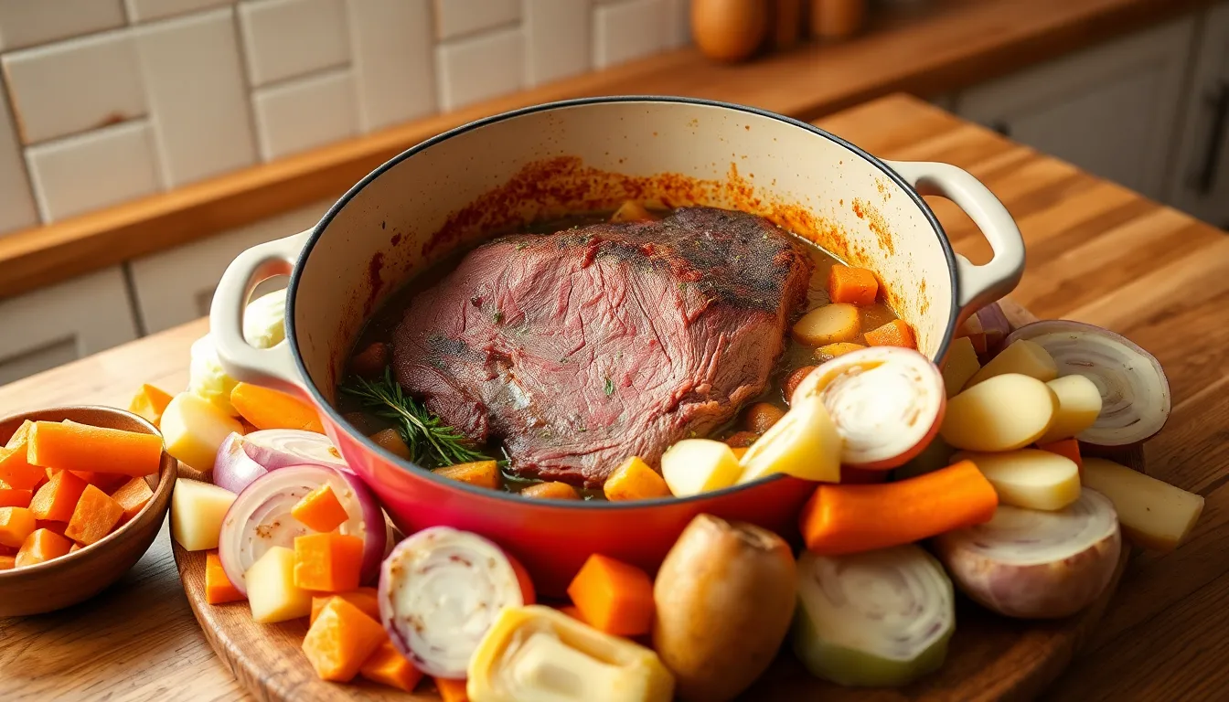Dutch Oven Corned Beef and Cabbage Recipe: One-Pot Comfort Food 4 Dutch Oven Corned Beef and Cabbage Recipe: One-Pot Comfort Food 3