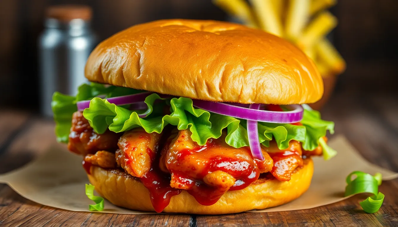 Easy BBQ Chicken Sandwich Recipe - Ready in Under 30 Minutes 4 Easy BBQ Chicken Sandwich Recipe - Ready in Under 30 Minutes 3