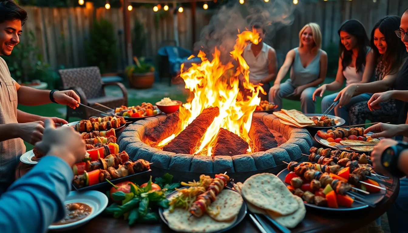 25 Fire Pit BBQ Ideas That Will Transform Your Backyard Into a Gourmet Kitchen 4 25 Fire Pit BBQ Ideas That Will Transform Your Backyard Into a Gourmet Kitchen 3