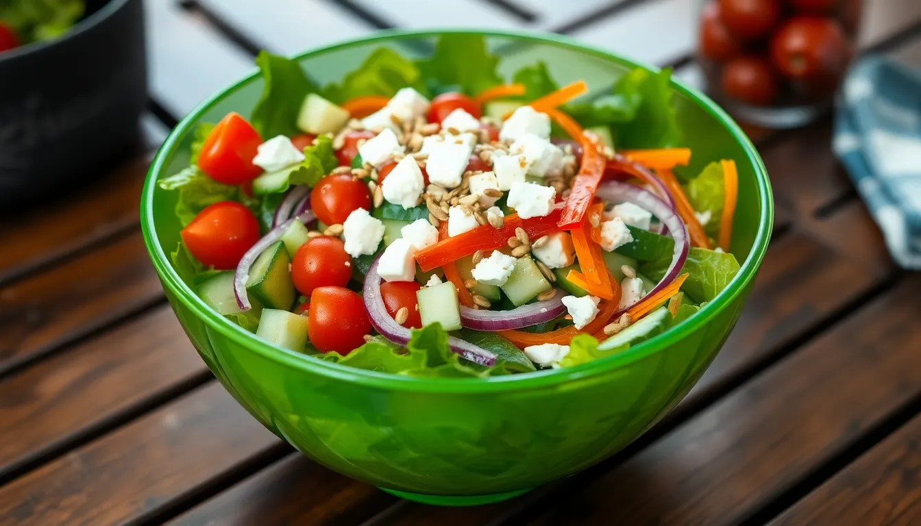Perfect Green Salad for BBQ: Fresh Recipe That Complements Any Grilled Meat 4 Perfect Green Salad for BBQ: Fresh Recipe That Complements Any Grilled Meat 3