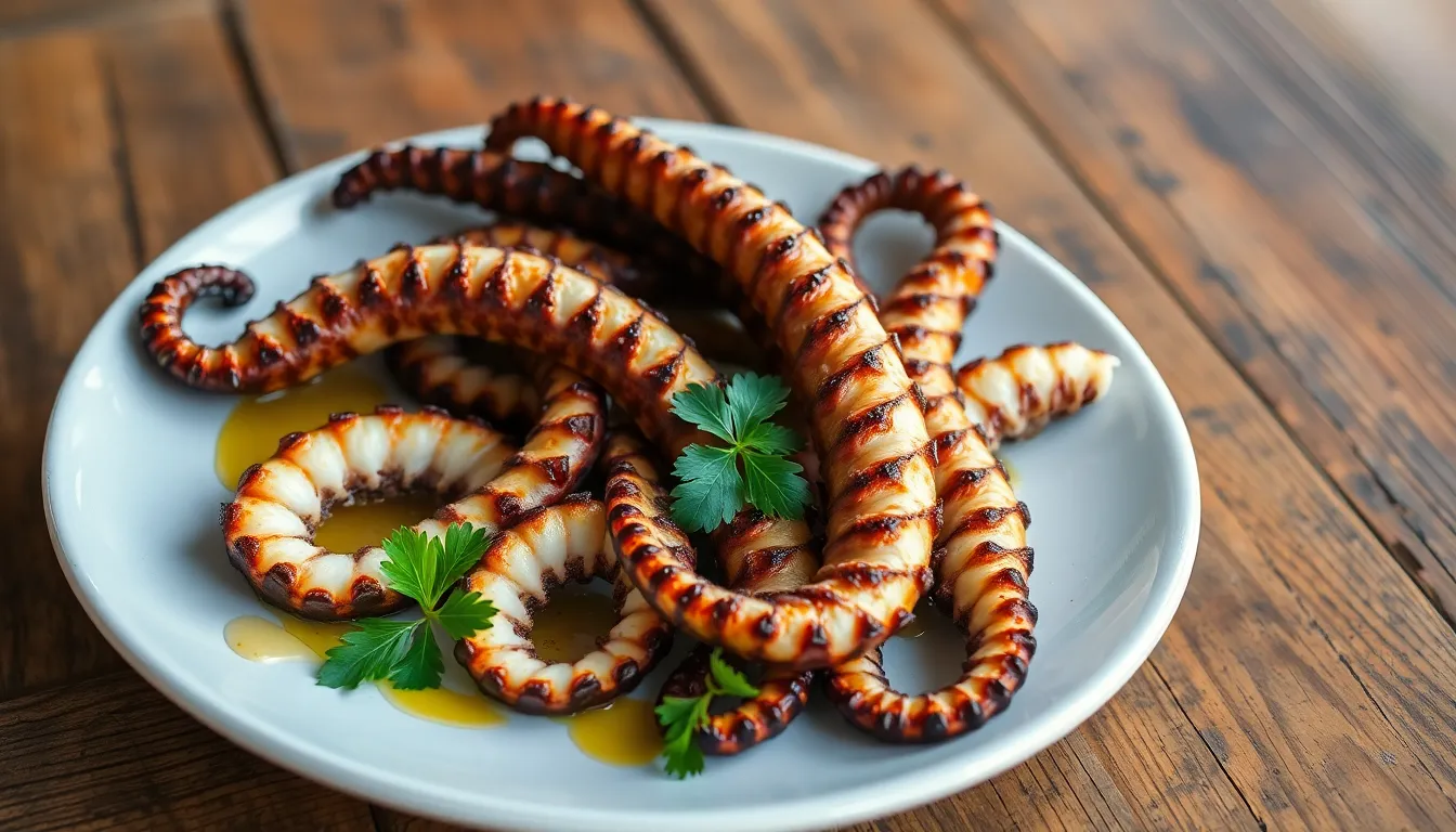 Authentic Spanish Grilled Octopus Recipe: Master Pulpo a la Plancha Like a Pro 4 Authentic Spanish Grilled Octopus Recipe: Master Pulpo a la Plancha Like a Pro 3