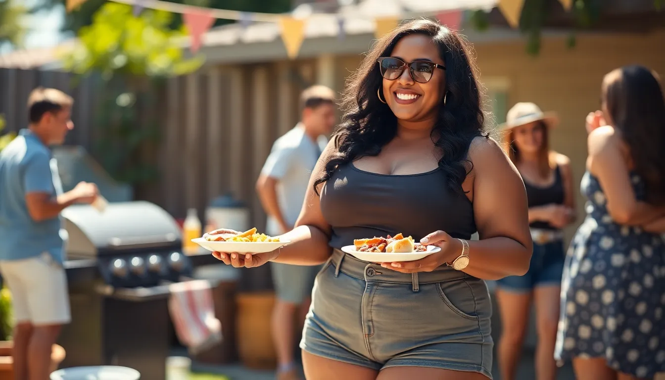 15 Stylish Plus Size BBQ Outfit Ideas That Keep You Cool & Confident 3