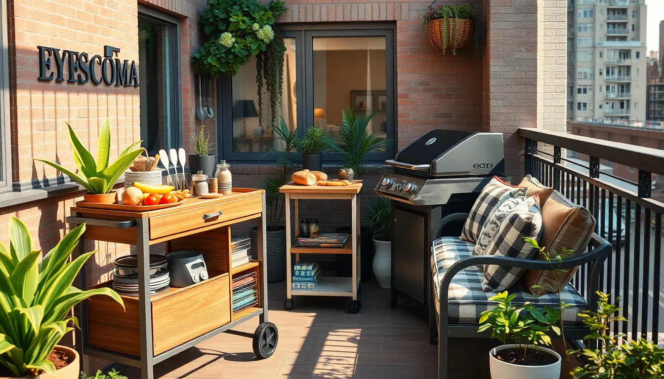 17 Genius Small Balcony BBQ Ideas That Transform Your Tiny Space Into a Grill Haven 4 17 Genius Small Balcony BBQ Ideas That Transform Your Tiny Space Into a Grill Haven 3