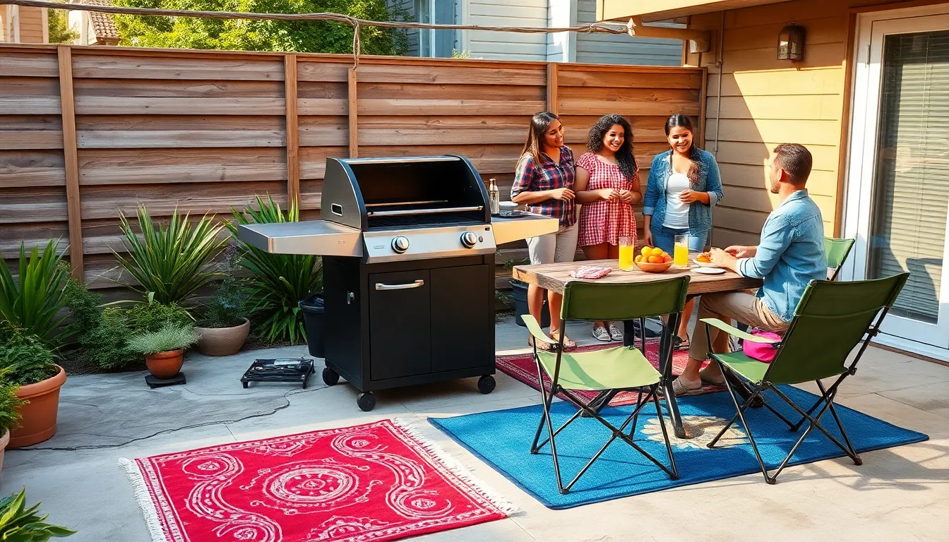 25 Small Garden BBQ Area Ideas That Maximize Your Outdoor Space (2025 Guide) 4 25 Small Garden BBQ Area Ideas That Maximize Your Outdoor Space (2025 Guide) 3