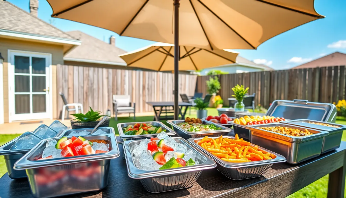 27 Backyard BBQ Buffet Table Ideas That'll Make Your Guests Go Crazy 6 27 Backyard BBQ Buffet Table Ideas That'll Make Your Guests Go Crazy 5