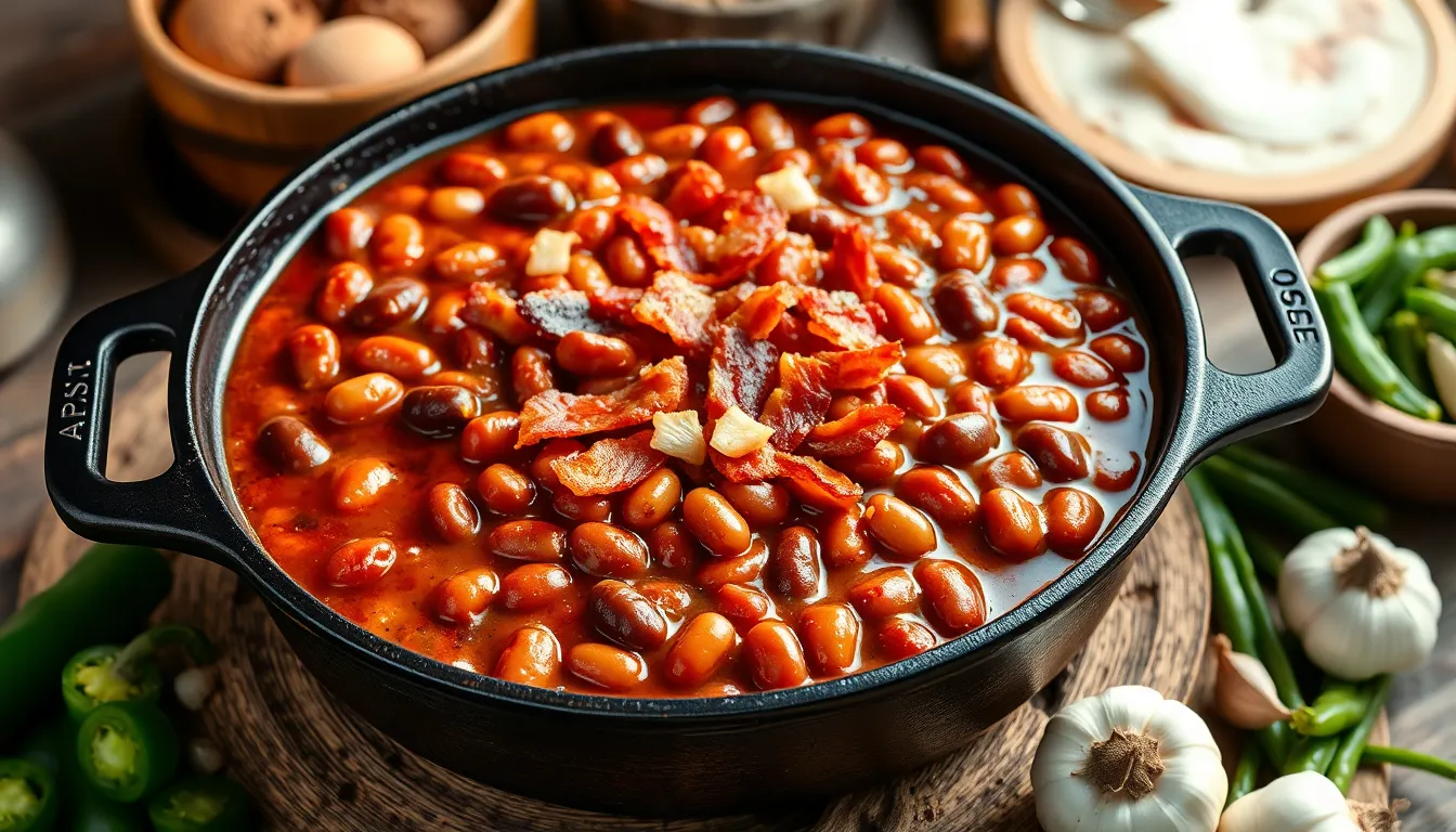 Best Homemade Barbecue Baked Beans Recipe - Smoky, Sweet & Perfect for BBQ 6 Best Homemade Barbecue Baked Beans Recipe - Smoky, Sweet & Perfect for BBQ 5