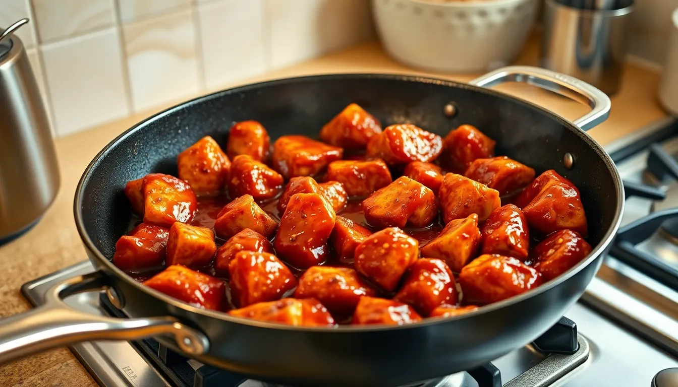Easy Stovetop BBQ Chicken Recipe - Ready in 30 Minutes (No Grill Needed!) 6 Easy Stovetop BBQ Chicken Recipe - Ready in 30 Minutes (No Grill Needed!) 5