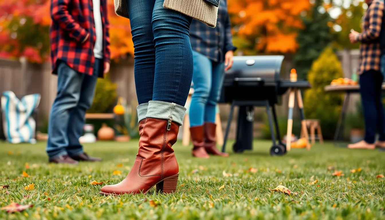 15 Stylish Fall BBQ Outfit Ideas That Keep You Cozy and Cute 6 15 Stylish Fall BBQ Outfit Ideas That Keep You Cozy and Cute 5