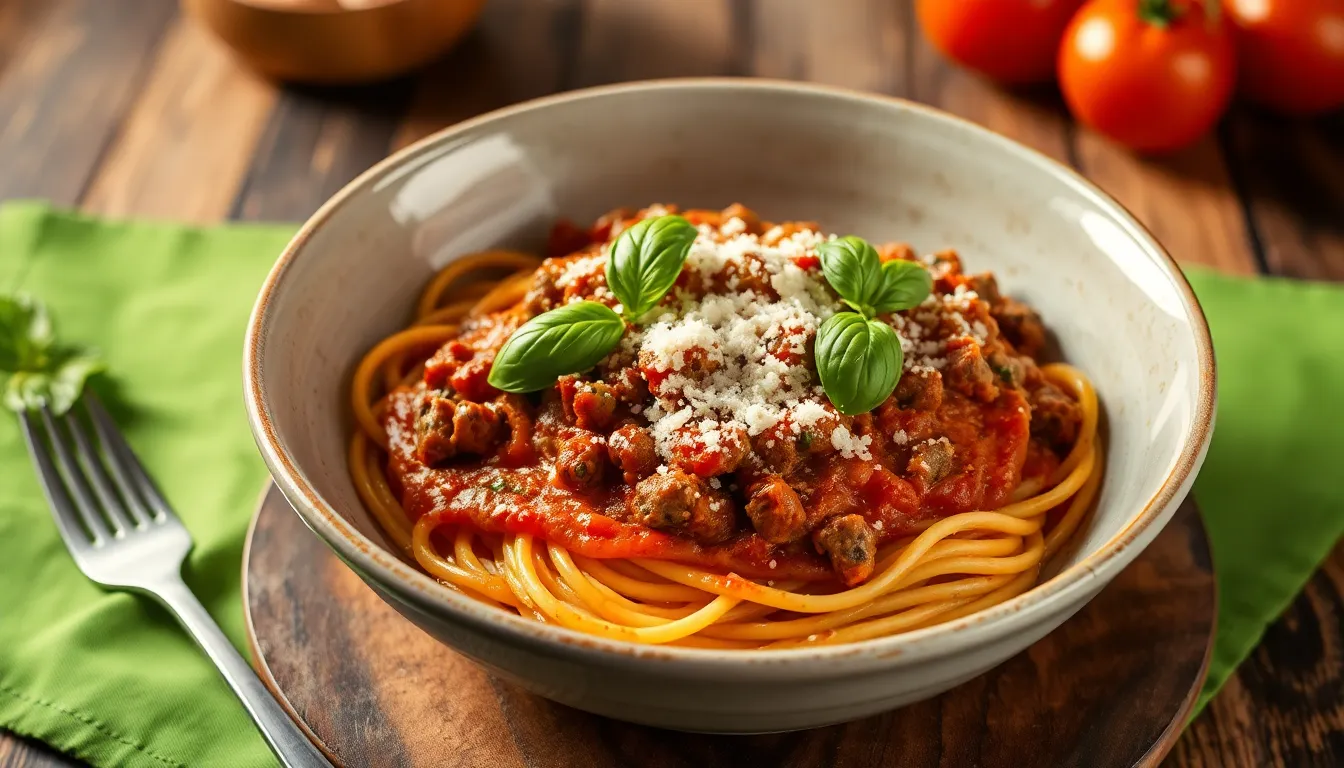 Best Easy Ground Beef Spaghetti Recipe (Ready in 30 Minutes!) 6 Best Easy Ground Beef Spaghetti Recipe (Ready in 30 Minutes!) 5