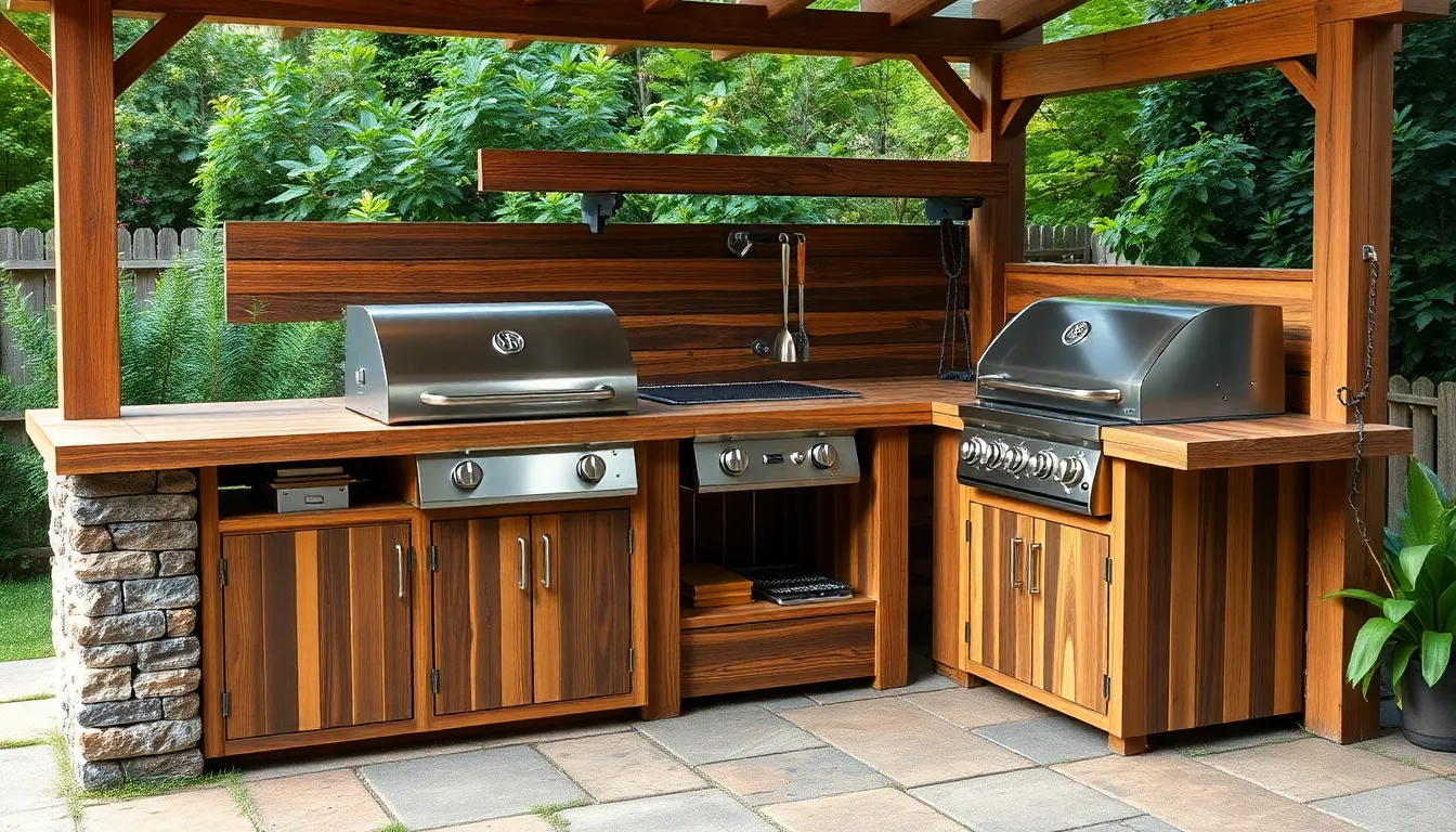 25 DIY Outside BBQ Area Ideas That'll Transform Your Backyard on a Budget 6 25 DIY Outside BBQ Area Ideas That'll Transform Your Backyard on a Budget 5