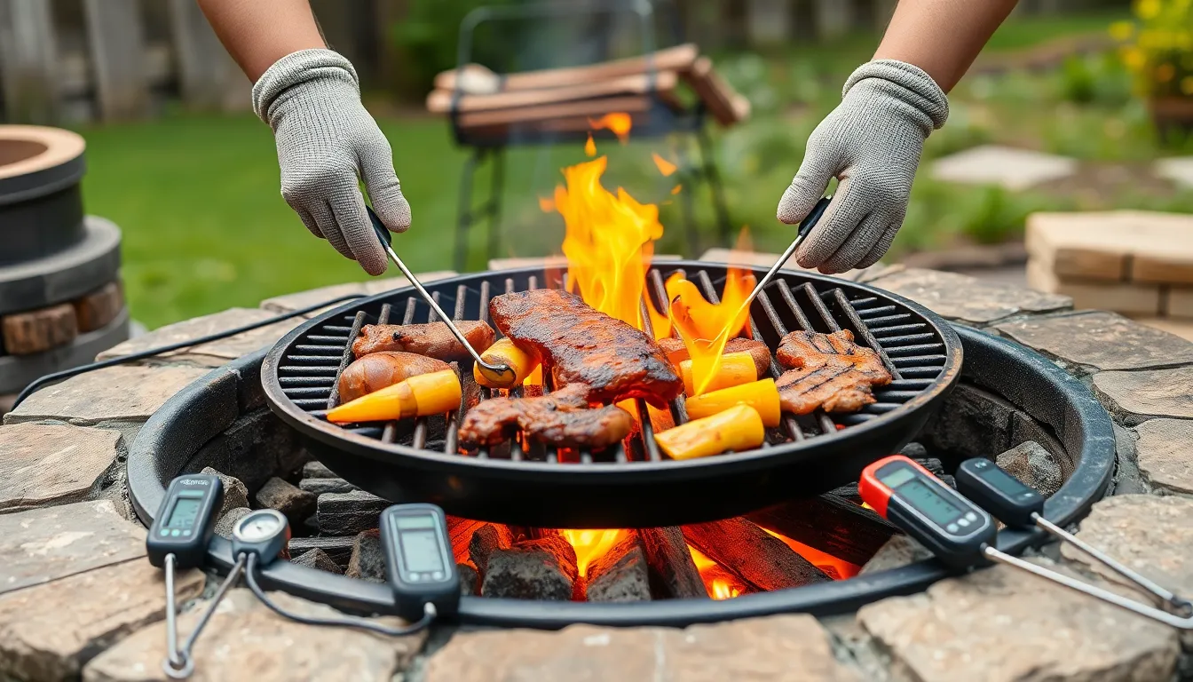 25 Fire Pit BBQ Ideas That Will Transform Your Backyard Into a Gourmet Kitchen 6 25 Fire Pit BBQ Ideas That Will Transform Your Backyard Into a Gourmet Kitchen 5