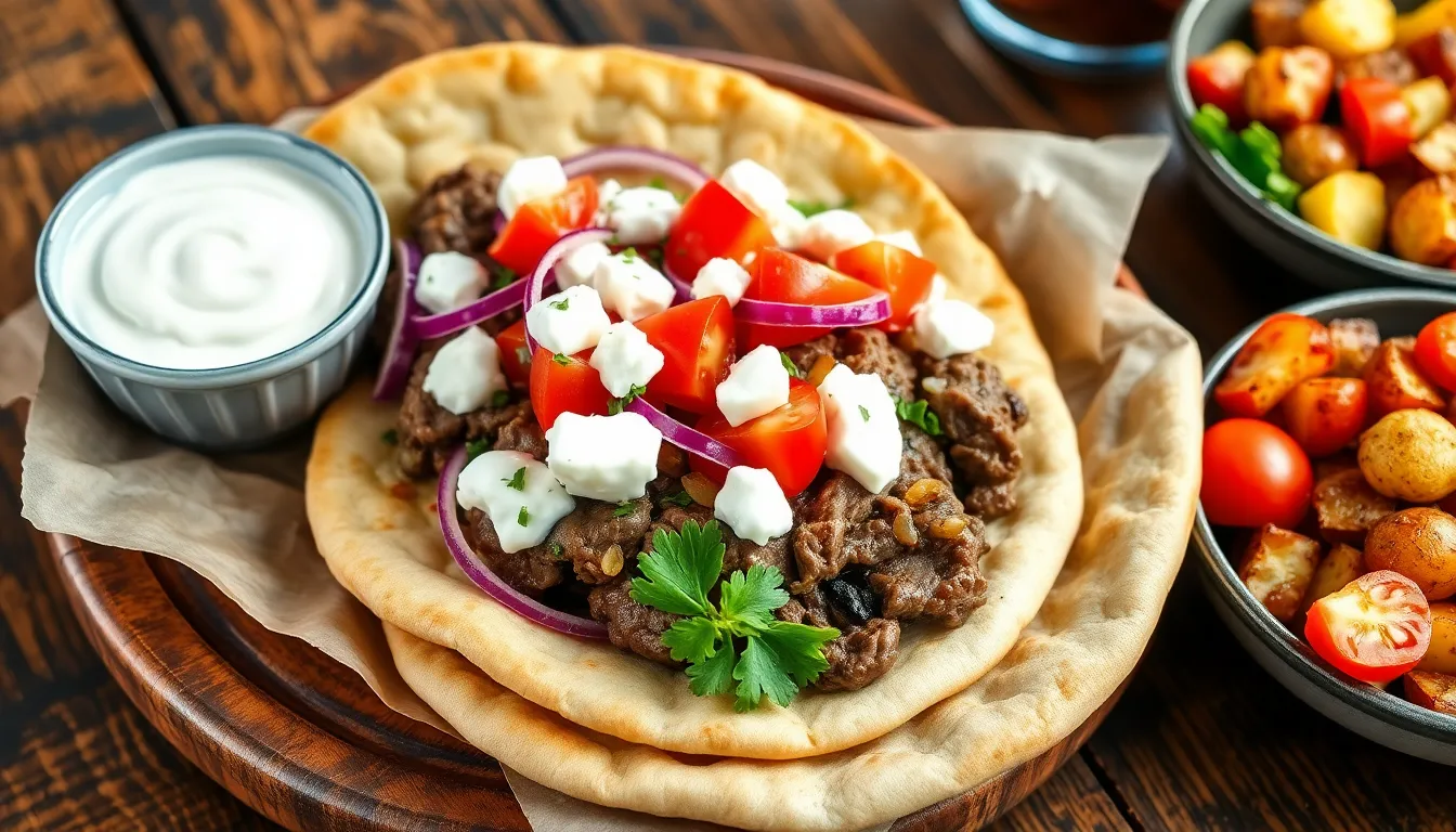 Authentic Greek Beef Gyros Recipe - Restaurant-Quality at Home in 30 Minutes 8 Authentic Greek Beef Gyros Recipe - Restaurant-Quality at Home in 30 Minutes 7