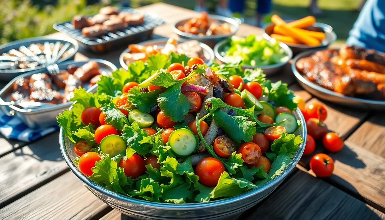 Perfect Green Salad for BBQ: Fresh Recipe That Complements Any Grilled Meat 6 Perfect Green Salad for BBQ: Fresh Recipe That Complements Any Grilled Meat 5