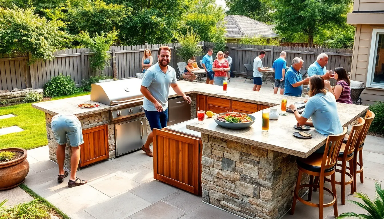 25 Stunning Outdoor BBQ Island Ideas to Transform Your Backyard in 2025 6 25 Stunning Outdoor BBQ Island Ideas to Transform Your Backyard in 2025 5