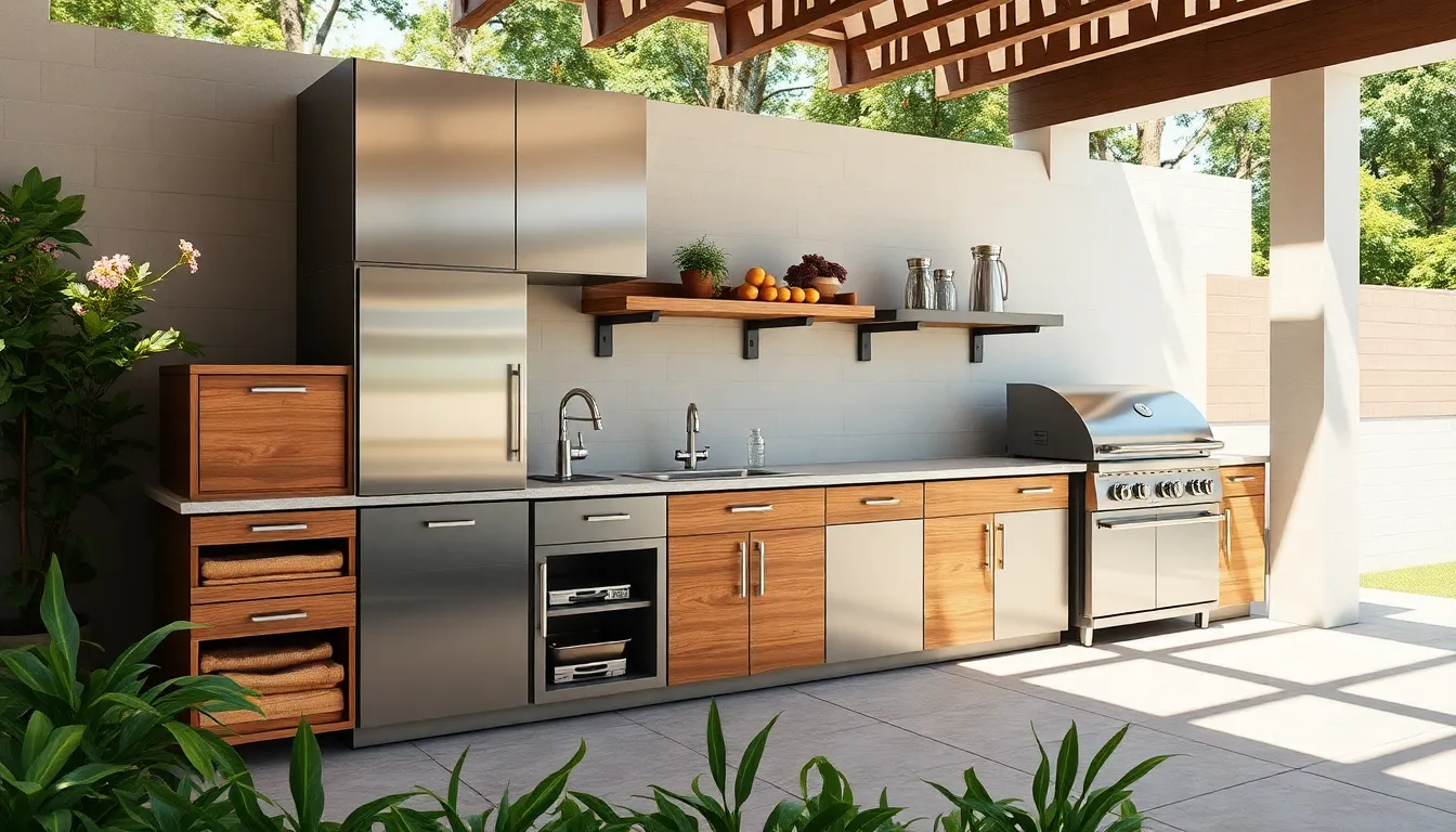 15 Brilliant Outdoor BBQ Storage Ideas to Transform Your Grilling Space 6 15 Brilliant Outdoor BBQ Storage Ideas to Transform Your Grilling Space 5