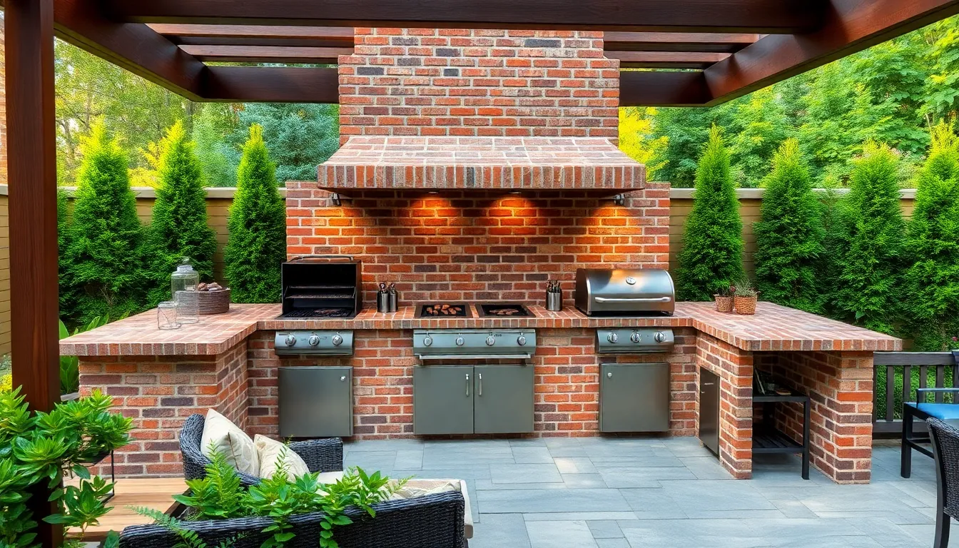 25 Stunning Outdoor Brick BBQ Ideas to Transform Your Backyard in 2025 6 25 Stunning Outdoor Brick BBQ Ideas to Transform Your Backyard in 2025 5