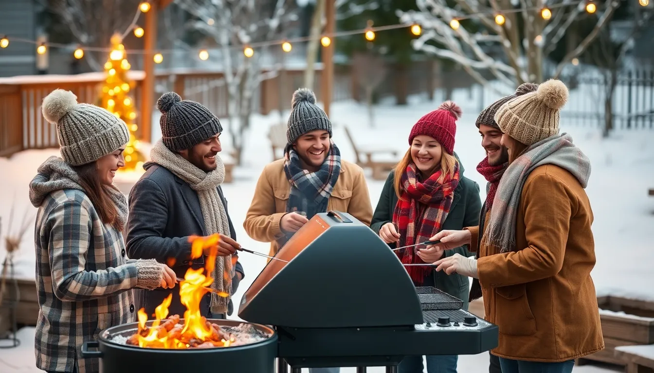 15 Cozy Winter Backyard BBQ Outfit Ideas That Keep You Warm While Grilling 8 15 Cozy Winter Backyard BBQ Outfit Ideas That Keep You Warm While Grilling 7
