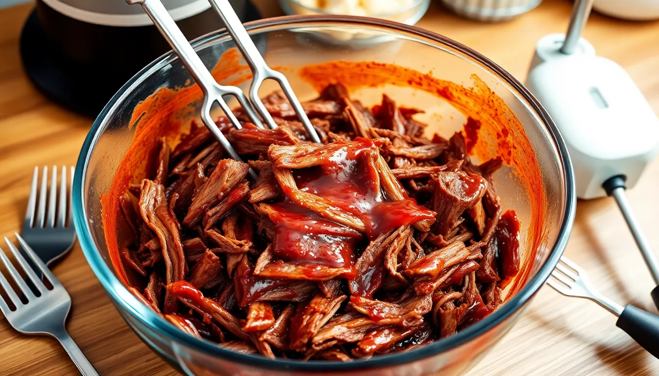 Easy Crockpot BBQ Beef Recipe - Tender, Flavorful & Ready in Hours 8 Easy Crockpot BBQ Beef Recipe - Tender, Flavorful & Ready in Hours 7