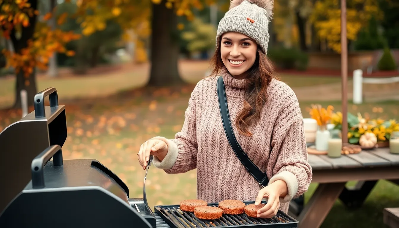 15 Stylish Fall BBQ Outfit Ideas That Keep You Cozy and Cute 8 15 Stylish Fall BBQ Outfit Ideas That Keep You Cozy and Cute 7