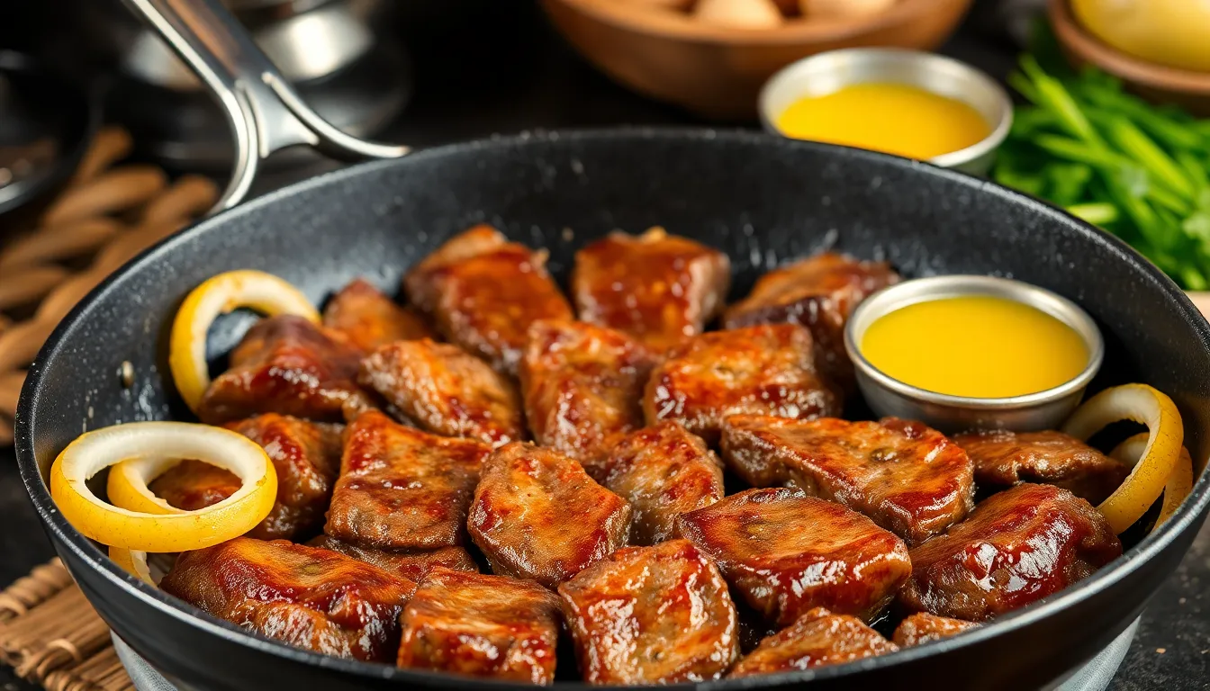 Easy Bistek Tagalog Recipe: Tender Filipino Beef in Sweet-Savory Sauce 8 Easy Bistek Tagalog Recipe: Tender Filipino Beef in Sweet-Savory Sauce 7