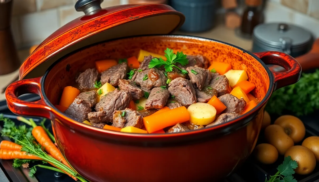 Dutch Oven Corned Beef and Cabbage Recipe: One-Pot Comfort Food 8 Dutch Oven Corned Beef and Cabbage Recipe: One-Pot Comfort Food 7