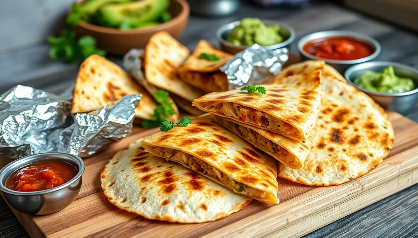 Easy Grilled Chicken Quesadilla Recipe - Crispy, Cheesy & Ready in 20 Minutes 8 Easy Grilled Chicken Quesadilla Recipe - Crispy, Cheesy & Ready in 20 Minutes 7