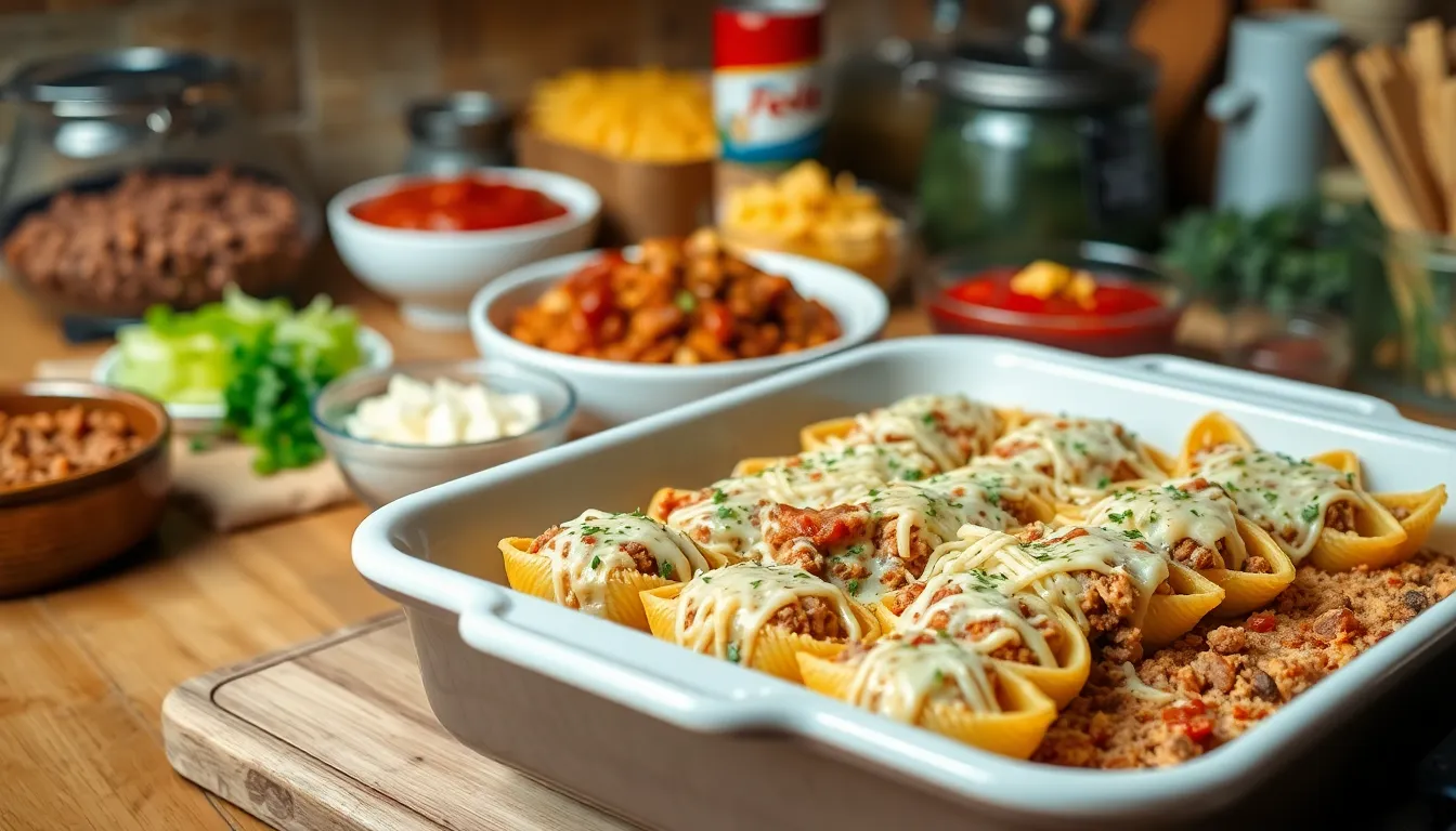 Easy Jumbo Shells Recipe with Beef - Comfort Food Made Simple 8 Easy Jumbo Shells Recipe with Beef - Comfort Food Made Simple 7