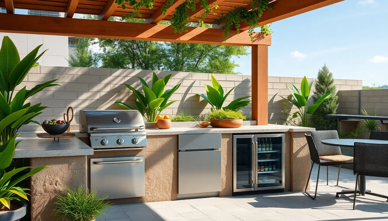 35 Stunning Outdoor BBQ Area Ideas to Transform Your Backyard Into an Entertainment Paradise 7