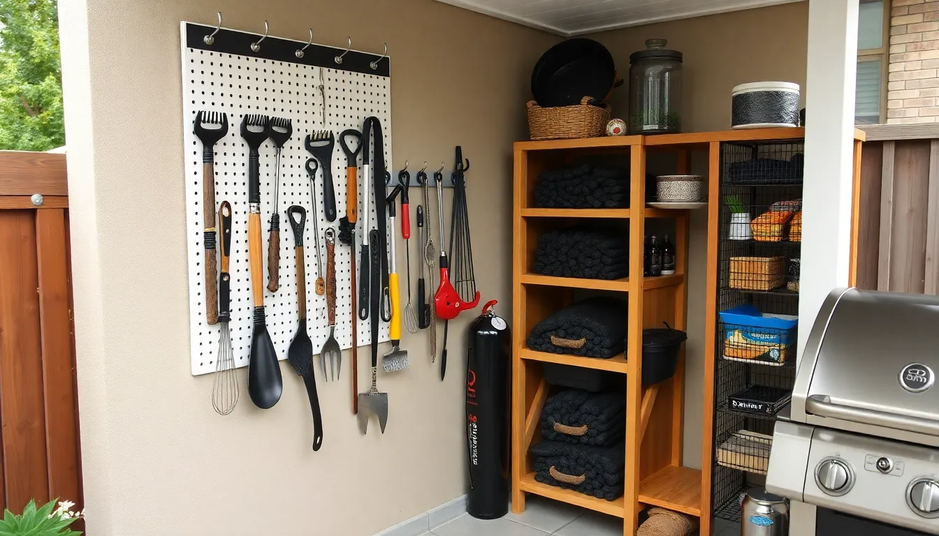 15 Brilliant Outdoor BBQ Storage Ideas to Transform Your Grilling Space 8 15 Brilliant Outdoor BBQ Storage Ideas to Transform Your Grilling Space 7