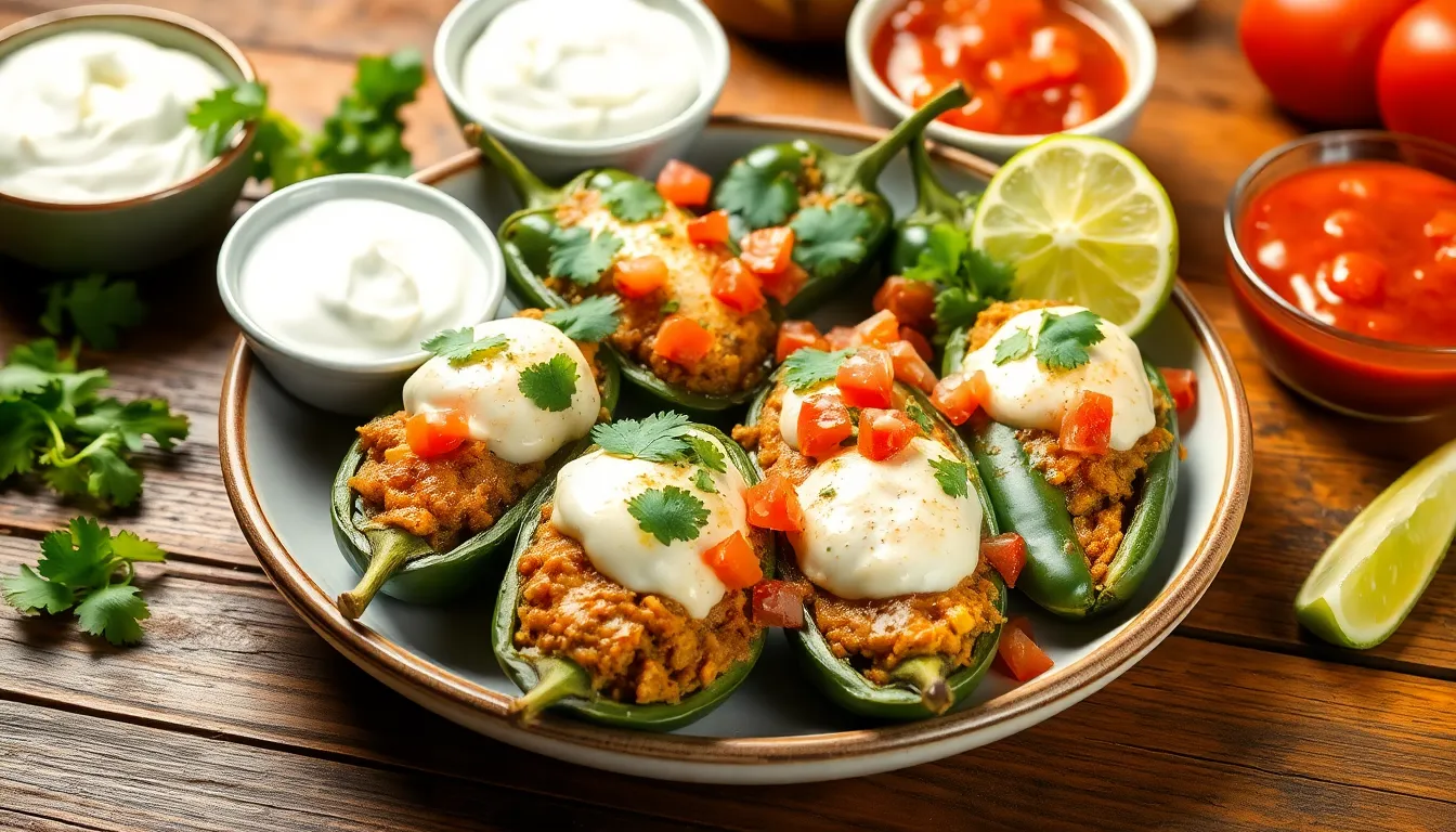 Stuffed Poblano Pepper Recipe with Ground Beef (Easy Mexican Comfort Food) 8 Stuffed Poblano Pepper Recipe with Ground Beef (Easy Mexican Comfort Food) 7