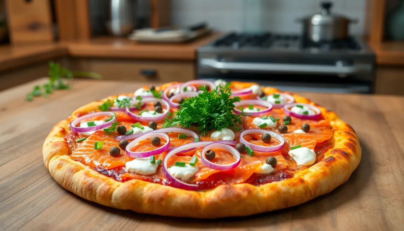 Gourmet Smoked Salmon Pizza Recipe: Easy Step-by-Step Guide (15 Minutes!) 8 Gourmet Smoked Salmon Pizza Recipe: Easy Step-by-Step Guide (15 Minutes!) 7