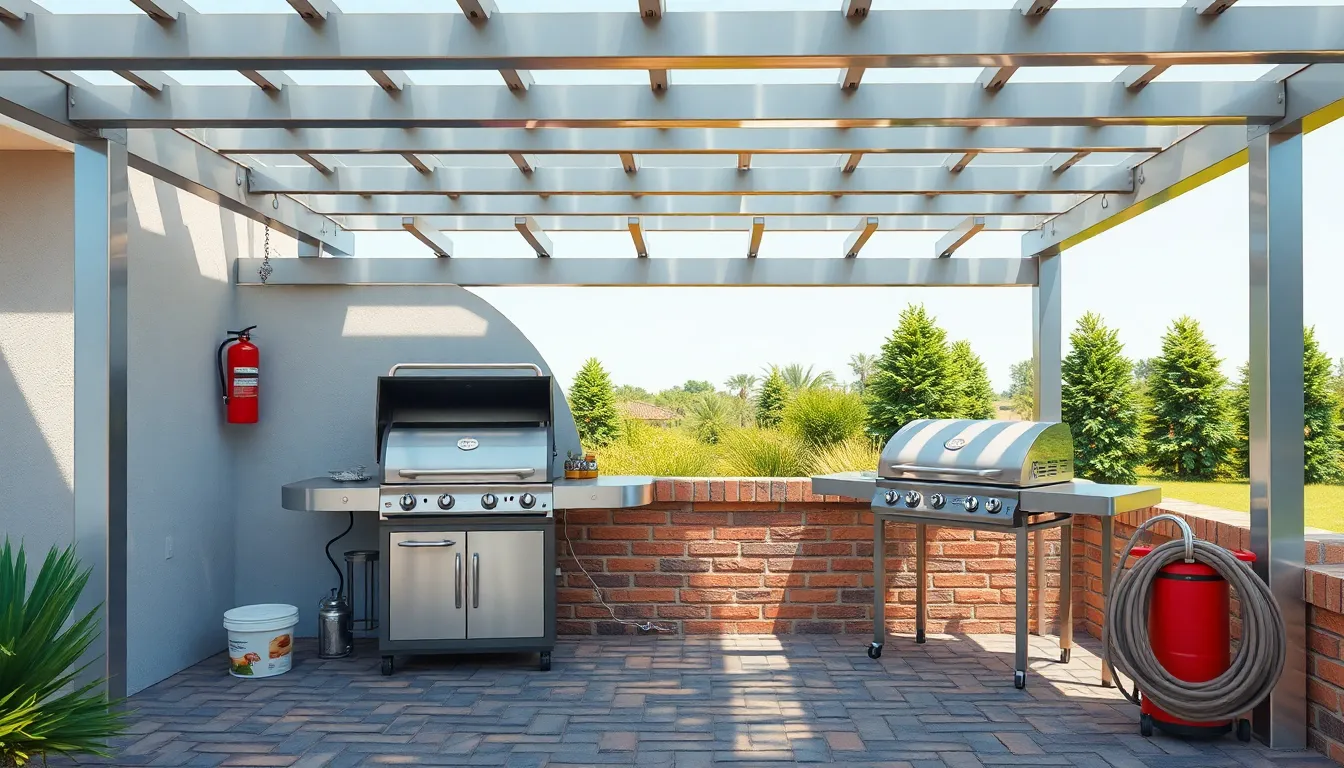 25 Stunning BBQ Pergola Ideas to Transform Your Grill Area Into an Outdoor Kitchen 10 25 Stunning BBQ Pergola Ideas to Transform Your Grill Area Into an Outdoor Kitchen 9