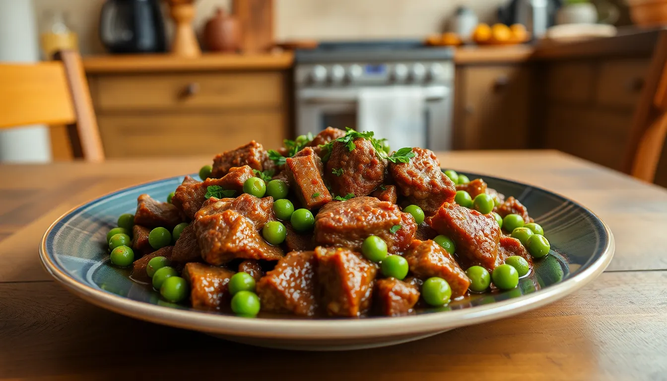 Easy Beef and Peas Recipe: One-Pot Comfort Food Ready in 30 Minutes 12 Easy Beef and Peas Recipe: One-Pot Comfort Food Ready in 30 Minutes 11