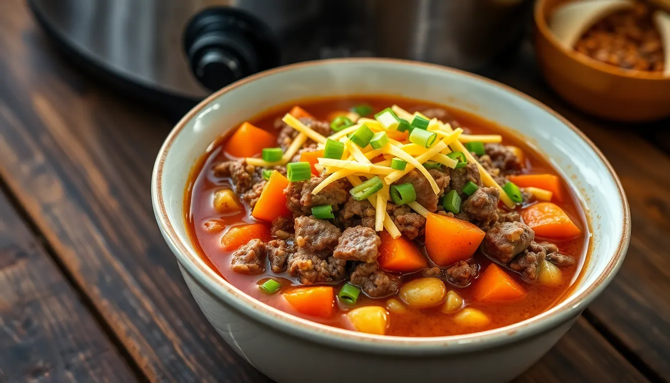 7 Easy Crock Pot Recipes with Ground Beef (Ready in 6 Hours!) 9