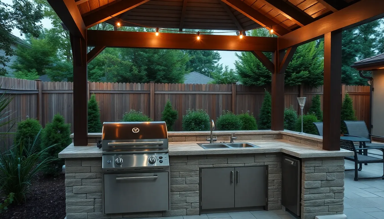 25 Gazebo BBQ Ideas for Your Backyard That'll Transform Your Outdoor Space 10 25 Gazebo BBQ Ideas for Your Backyard That'll Transform Your Outdoor Space 9