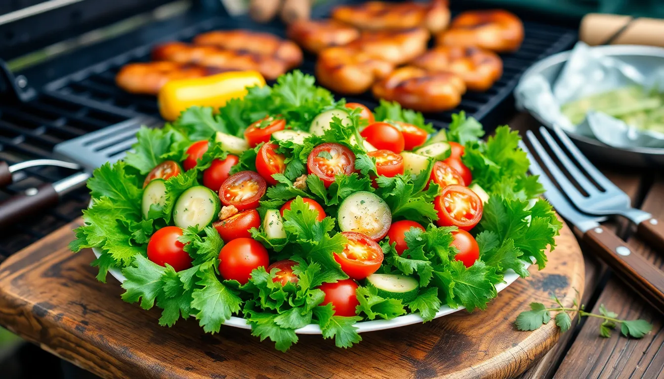 Perfect Green Salad for BBQ: Fresh Recipe That Complements Any Grilled Meat 10 Perfect Green Salad for BBQ: Fresh Recipe That Complements Any Grilled Meat 9