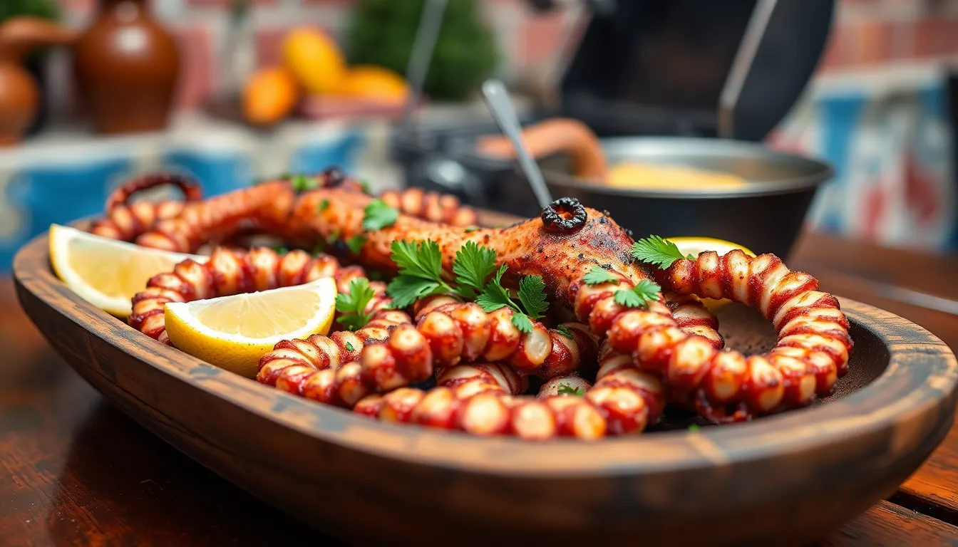 Authentic Spanish Grilled Octopus Recipe: Master Pulpo a la Plancha Like a Pro 10 Authentic Spanish Grilled Octopus Recipe: Master Pulpo a la Plancha Like a Pro 9