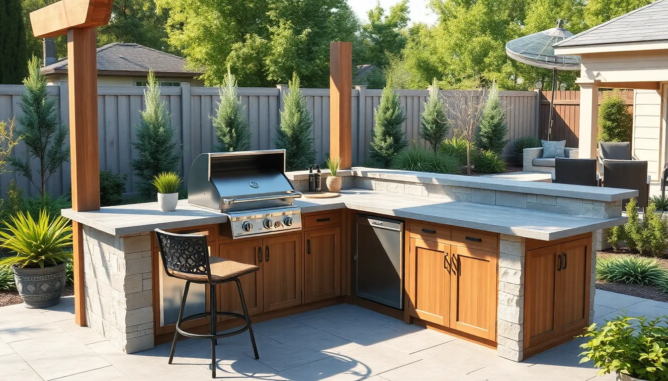 25 Outdoor BBQ Bar Ideas That'll Transform Your Backyard Into Paradise 10 25 Outdoor BBQ Bar Ideas That'll Transform Your Backyard Into Paradise 9