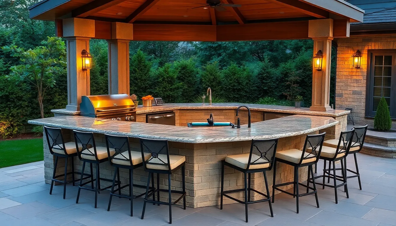 25 Stunning Outdoor BBQ Island Ideas to Transform Your Backyard in 2025 10 25 Stunning Outdoor BBQ Island Ideas to Transform Your Backyard in 2025 9