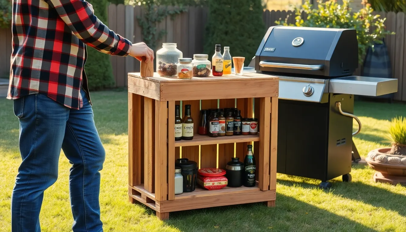 15 Brilliant Outdoor BBQ Storage Ideas to Transform Your Grilling Space 10 15 Brilliant Outdoor BBQ Storage Ideas to Transform Your Grilling Space 9