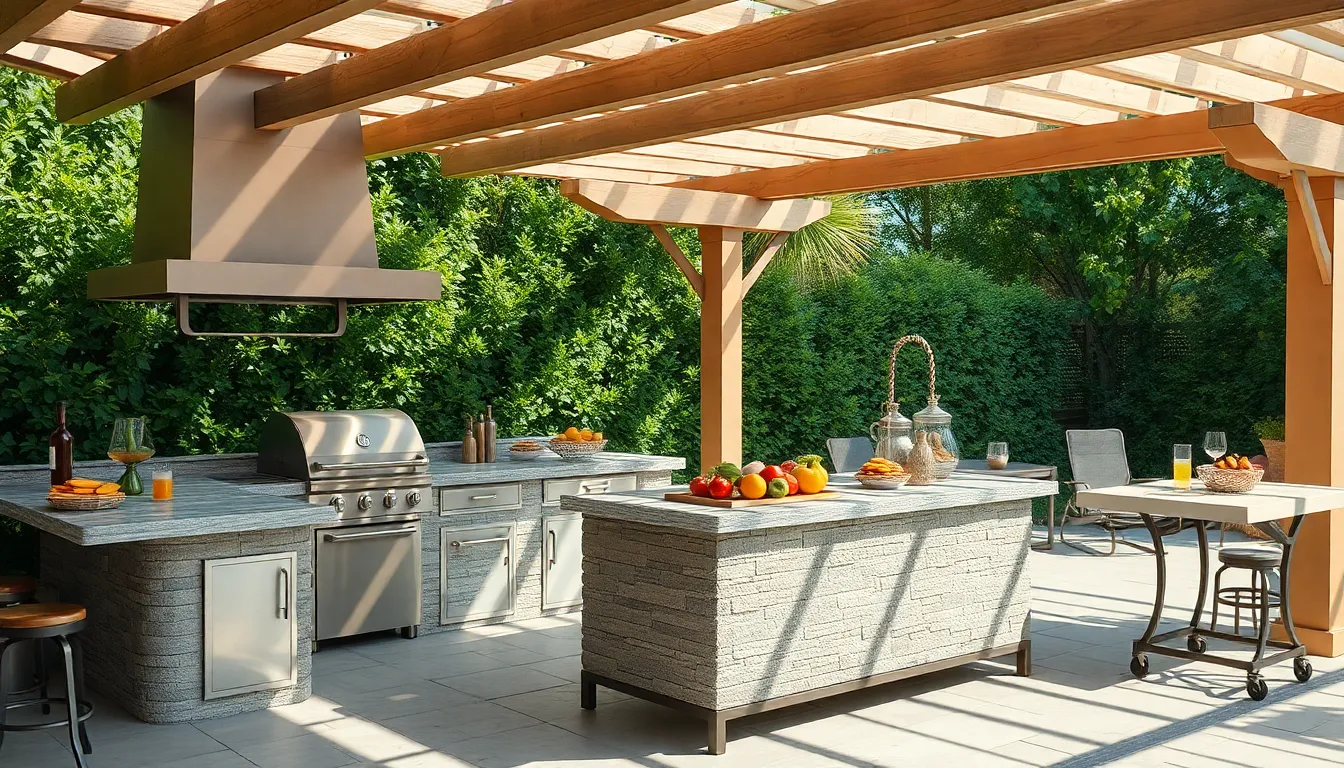 25 Outside BBQ Area Ideas to Transform Your Backyard Into a Grilling Paradise 10 25 Outside BBQ Area Ideas to Transform Your Backyard Into a Grilling Paradise 9