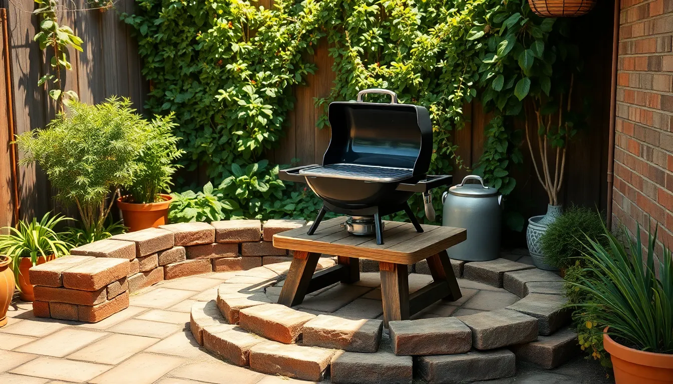 25 Small Garden BBQ Area Ideas That Maximize Your Outdoor Space (2025 Guide) 10 25 Small Garden BBQ Area Ideas That Maximize Your Outdoor Space (2025 Guide) 9