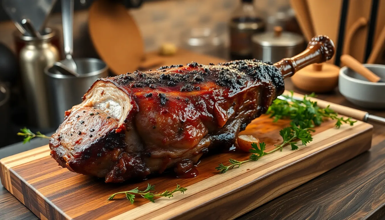 Smoked Pork Shanks Recipe: Fall-Off-The-Bone BBQ That'll Wow Your Guests 10 Smoked Pork Shanks Recipe: Fall-Off-The-Bone BBQ That'll Wow Your Guests 9