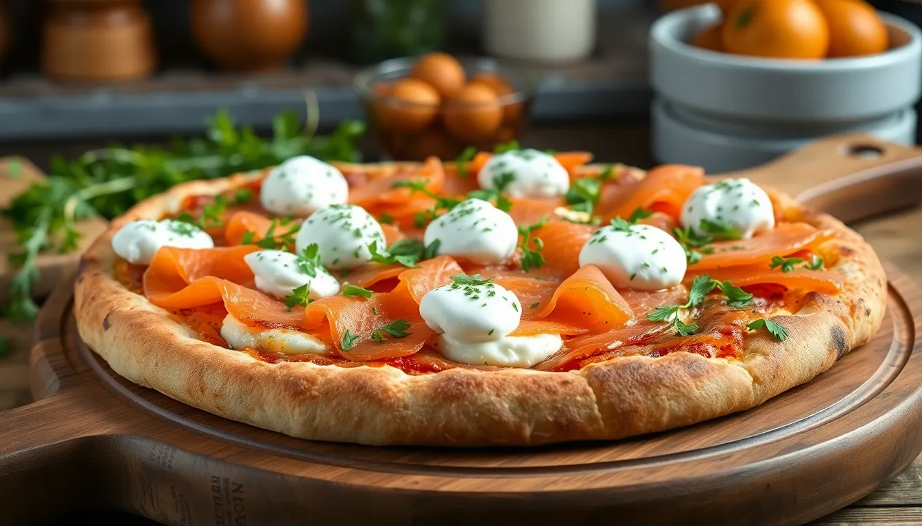 Gourmet Smoked Salmon Pizza Recipe: Easy Step-by-Step Guide (15 Minutes!) 10 Gourmet Smoked Salmon Pizza Recipe: Easy Step-by-Step Guide (15 Minutes!) 9