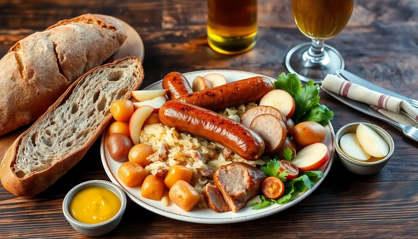 Easy 30-Minute Smoked Sausage Sauerkraut Recipe (One-Pan Comfort Food!) 10 Easy 30-Minute Smoked Sausage Sauerkraut Recipe (One-Pan Comfort Food!) 9